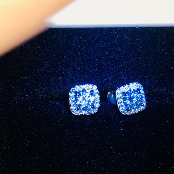 10k white gold vermeil 925 1 carat GRA CERTIFIED earrings WOW DOCS included WOW! - Picture 7 of 10